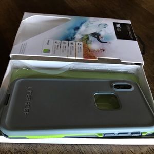 Life proof FRE Live 360• iPhone X Gray/lime Green